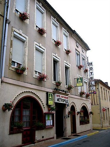 Logis Hotel Restaurant Metropole Mirande  Kültér fotó